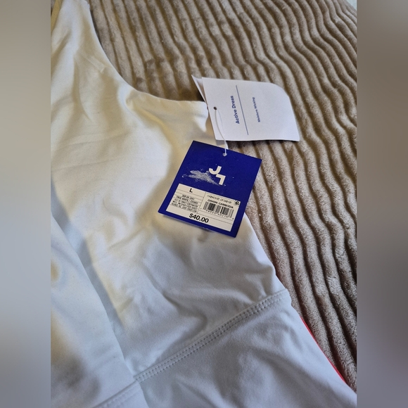 JoyLab White Active Dress with Built-in Shorts - Picture 6 of 8